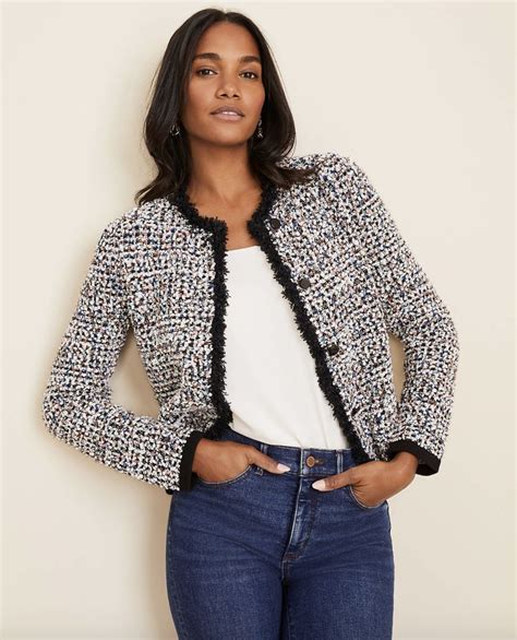 chanel lookalike jacket|best chanel style cropped jacket.